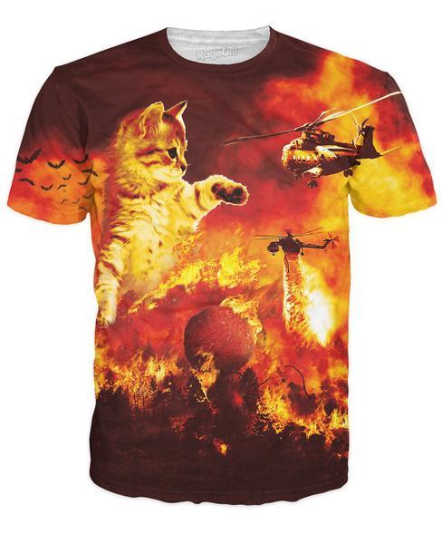 Forest Fire Kitten T-Shirt